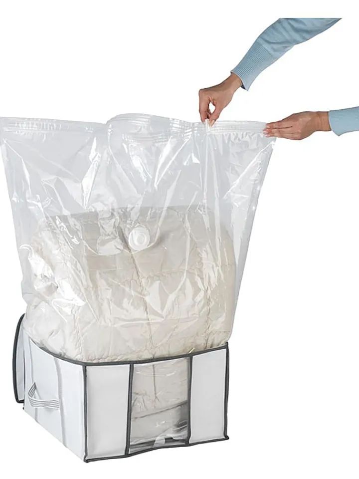 Wenko Kisten & Körbe<Vakuum-Tasche in Weiß - (B)40 x (H)42 x (T)25 cm