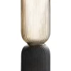 GILDE Kerzen, Vasen & Mehr<Vase "Maron" in Braun/ Schwarz - (H)31,5 x Ø 10 cm
