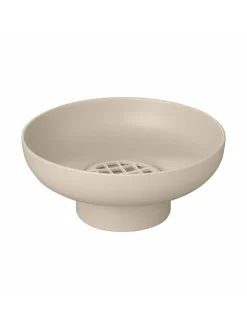 Blomus Kerzen, Vasen & Mehr<Vase "Miyabi" in Beige - (H)10 x Ø 23 cm