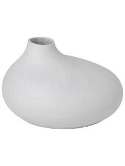 Blomus Kerzen, Vasen & Mehr<Vase "Nona" in Hellgrau - (B)17 x (H)13 x (T)18 cm