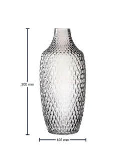 LEONARDO Kerzen, Vasen & Mehr<Vase "Poesia" in Grau - Ø 12,5 cm