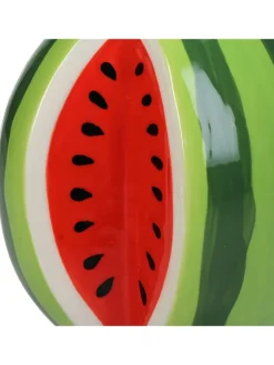 Kersten Kerzen, Vasen & Mehr<Vase ''Watermelon'' in Grün/ Rot - (B)11,4 x (H)10,7 x (T)12,1 cm