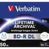 COFI 1453 Tv & Audio<Verbatim M-DISC BD-R DL 50GB/1-6x Jewelcase (5 Disc) in Blau