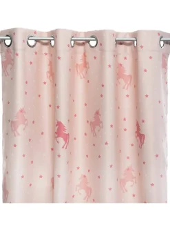 WellHome for Kids Gardinen, Jalousien & Rollos<Verdunkelungsvorhang in Rosa - (L)250 x (B)140 cm