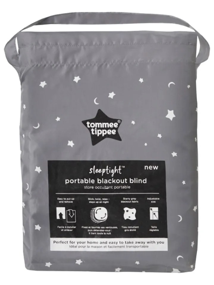 tommee tippee Gardinen, Jalousien & Rollos<Verdunkelungsvorhang mit Saugnäpfen in Grau - (L)198 x (B)130 cm