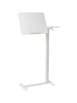 Beliani Foto & Video<Verstellbarer Laptopständer SCHOLA in Weiß - (W) 70 x (H) 76 x (L) 40 cm