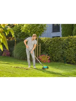 Gardena Gartendekoration<Vertikutier in Hellblau/ Schwarz