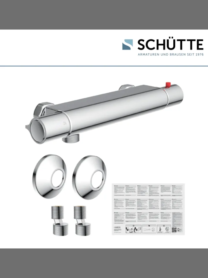 Franz Joseph Schütte Badarmaturen<VICO Thermostat Duscharmatur, Chrom