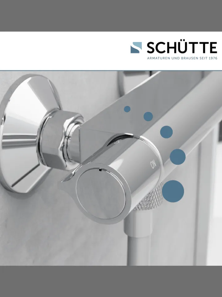 Franz Joseph Schütte Badarmaturen<VICO Thermostat Duscharmatur, Chrom