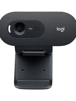Logitech Foto & Video<Vielseitige Büro-Webcam mit 720p Auflösung und Rauschunterdrückung in Schwarz