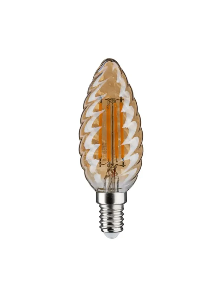 paulmann Leuchtmittel<Vintage Edition Standard 230V LED Kerze gedrehtes Glas F