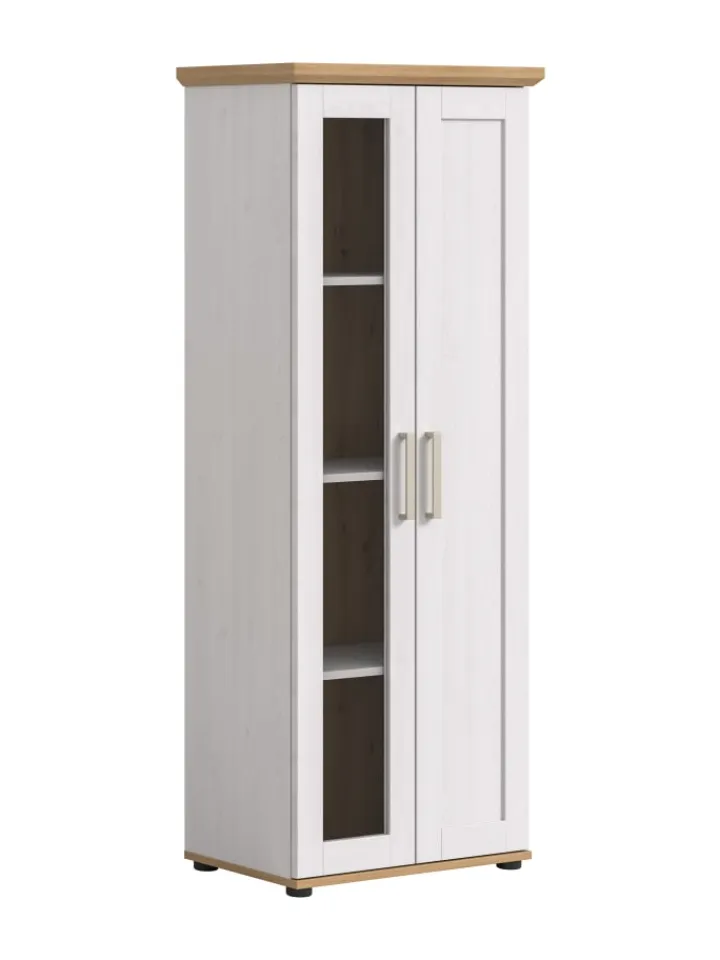 xonox.home Regale & Schränke<Vitrine (B/H/T: 64x161x37 cm) in Sibiu Lärche Nachbildung