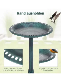 COSTWAY Vögel<Vogelfutterstation in Grün