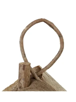 relaxdays Vögel<Vogelhaus in Natur - (B)20,5x (H)28,5 x (T)17,5 cm