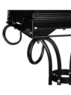 relaxdays Vögel<Vogelkäfig in Schwarz - (B)55 x (H)146,5 x (T)50 cm