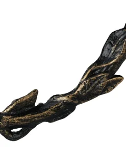 relaxdays Vögel<Vogeltränke Blüte in Bronze