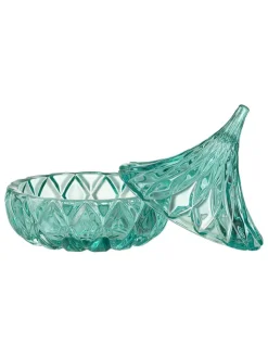 J Line Aufbewahren & Servieren<Vorratsglas in Türkis - (H)13 x Ø 12,5 cm