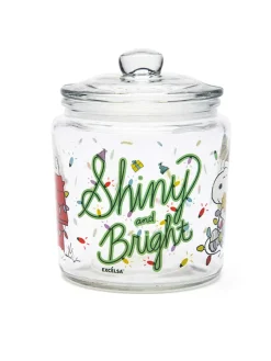 Trendy Kitchen by EXCÉLSA Aufbewahren & Servieren<Vorratsglas "Shiny Ans Bright" in Transparent/ Grün - 1 l