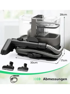 COSTWAY Staubsauger<1800W Polsterreiniger Gerät in Schwarz