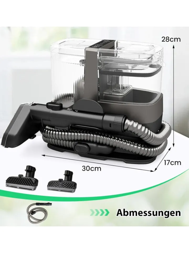 COSTWAY Staubsauger<1800W Polsterreiniger Gerät in Schwarz