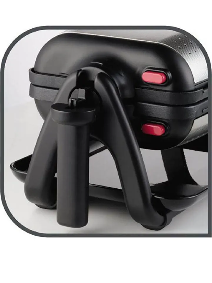 Tefal Küchenelektronik<Waffeleisen "Kingsize WM756D12" in Schwarz