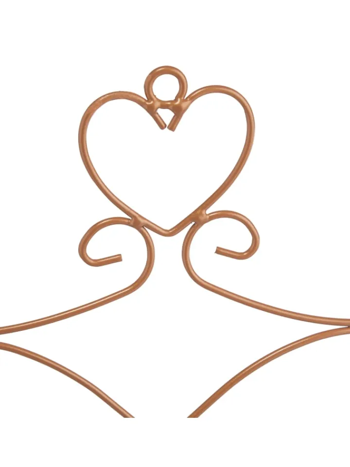 relaxdays Schmuckkästen<Wand Schmuckhalter in Bronze - (B)36,5x (H)30 x (T)3,5 cm