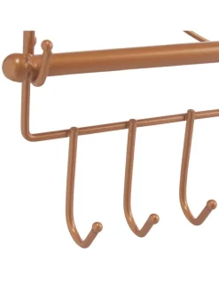 relaxdays Schmuckkästen<Wand Schmuckhalter in Bronze - (B)36,5x (H)30 x (T)3,5 cm