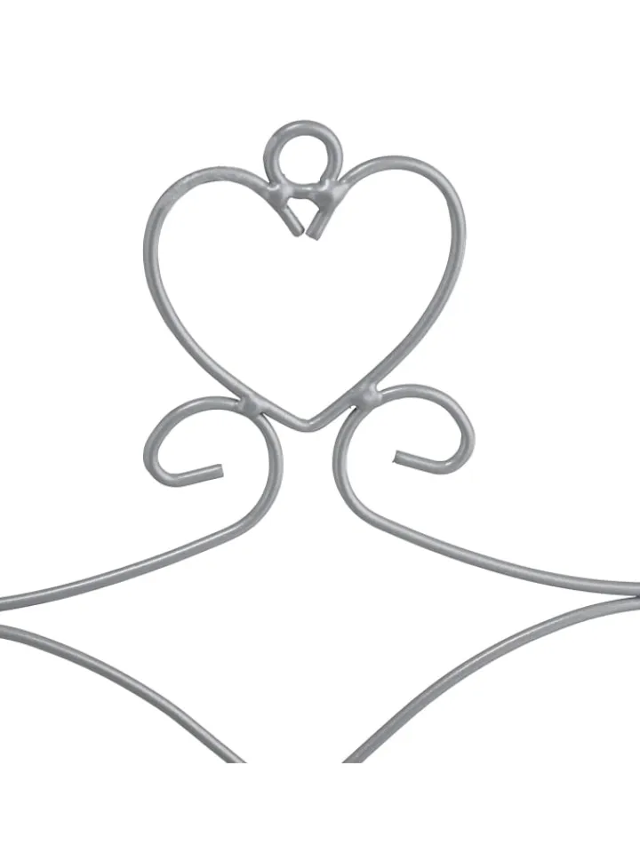 relaxdays Schmuckkästen<Wand Schmuckhalter in Silber - (B)36,5x (H)30 x (T)3,5 cm
