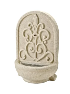 MARELIDA Gartendekoration<Wandbrunnen Standbrunnen Gartenbrunnen H: 54cm in beige