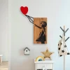 ABERTO DESIGN Wanddekoration<Wanddekor "Banksy" - (B)59 x (H)83 cm