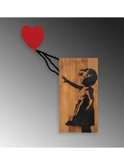 ABERTO DESIGN Wanddekoration<Wanddekor "Banksy" - (B)59 x (H)83 cm