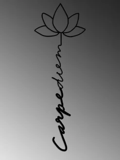 ABERTO DESIGN Wanddekoration<Wanddekor "Carpe Diem" - (B)21 x (H)60 cm