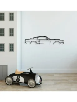 ABERTO DESIGN Wanddekoration<Wanddekor "Ford Mustang" - (B)70 x (H)15 cm