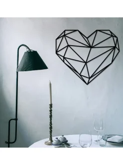 ABERTO DESIGN Wanddekoration<Wanddekor "Heart" - (B)47 x (H)40 cm