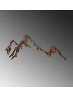 ABERTO DESIGN Wanddekoration<Wanddekor "Rusty Mountain" - (B)70 x (H)45 cm