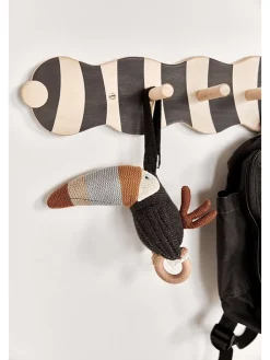 OYOY mini Wohndekoration<Wandgarderobe in Creme/ Schwarz