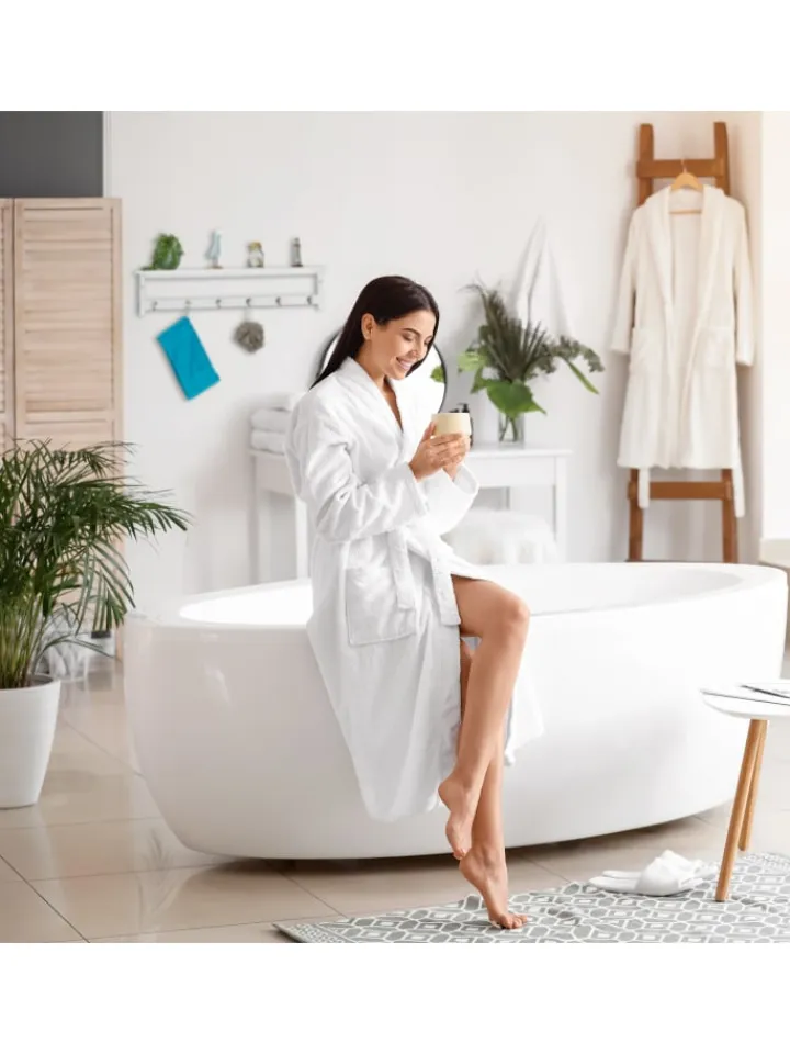 relaxdays Garderoben<Wandgarderobe in Weiß - (B)75 x (H)18 x (T)16 cm