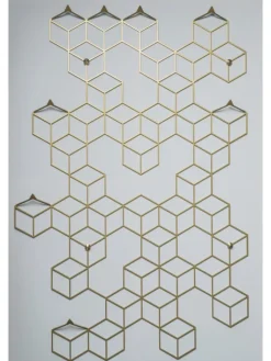 möbel-direkt Garderoben<Wandgarderobe Stryke in goldfarben