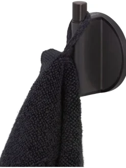 Tiger Badaccessoires<Wandhaken "Tune" in Schwarz - (B)5,4 x (H)6,5 cm
