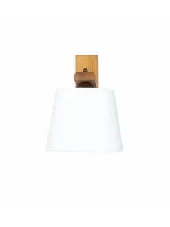 Licht-Erlebnisse Wandleuchten<Wandlampe (B)20 x (H)24.5 cm in Eiche Rustikal Ecru