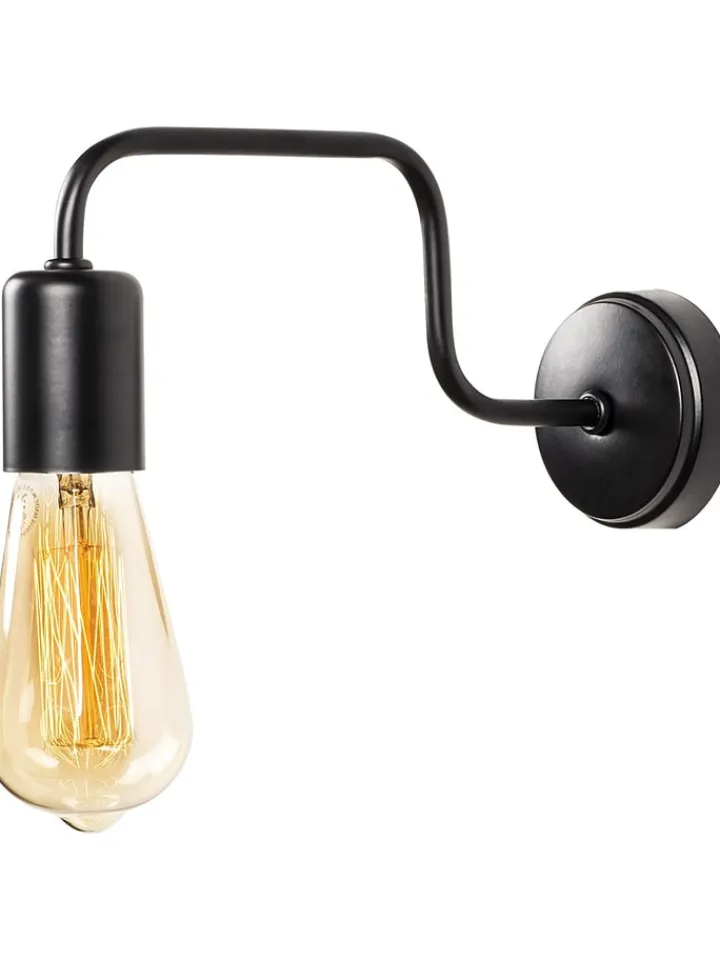Opviq Wandleuchten<Wandleuchte "Denge" in Schwarz - (B)4 x (H)11 cm