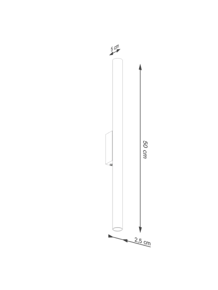 Nice Lamps Wandleuchten<Wandleuchte FIDEUS 2 beige H 50 cm