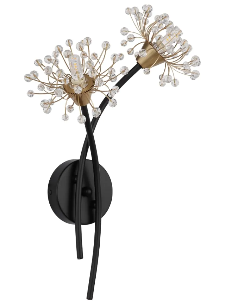 Globo lighting Wandleuchten<Wandleuchte "FIORE" in black