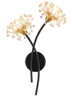 Globo lighting Wandleuchten<Wandleuchte "FIORE" in black