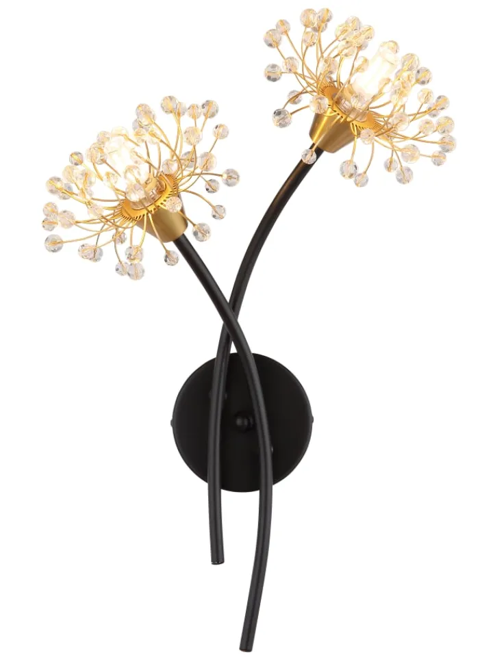 Globo lighting Wandleuchten<Wandleuchte "FIORE" in black