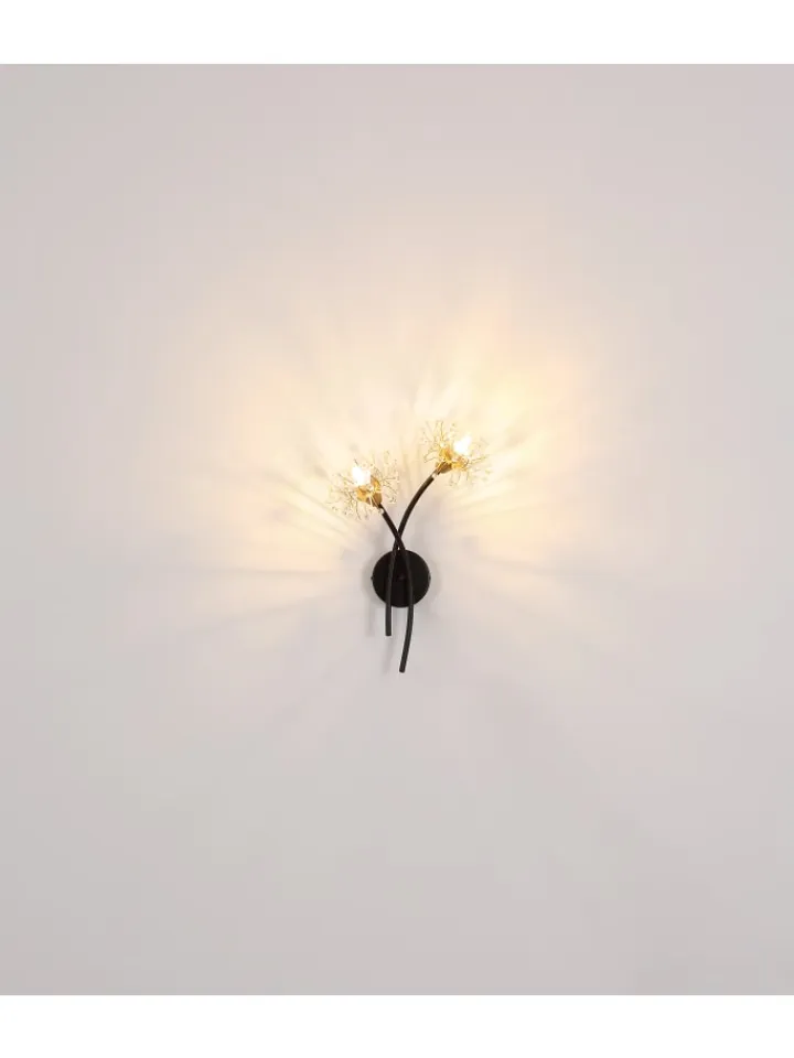Globo lighting Wandleuchten<Wandleuchte "FIORE" in black