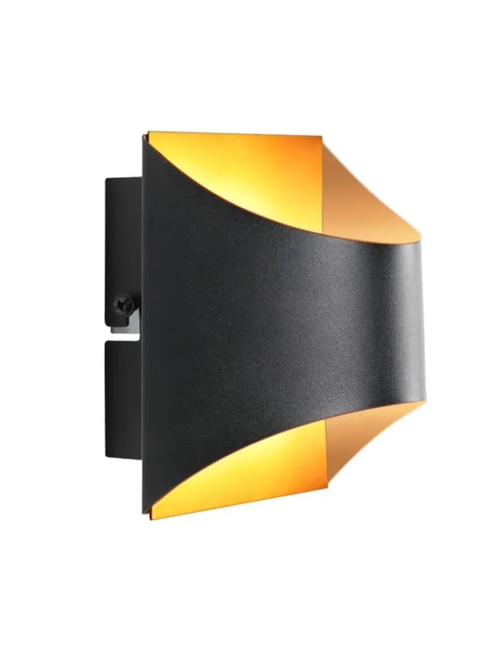 ZMH Wandleuchten<Wandleuchte 1-flammige G9 in schwarzgold Up and Down Design Vintage