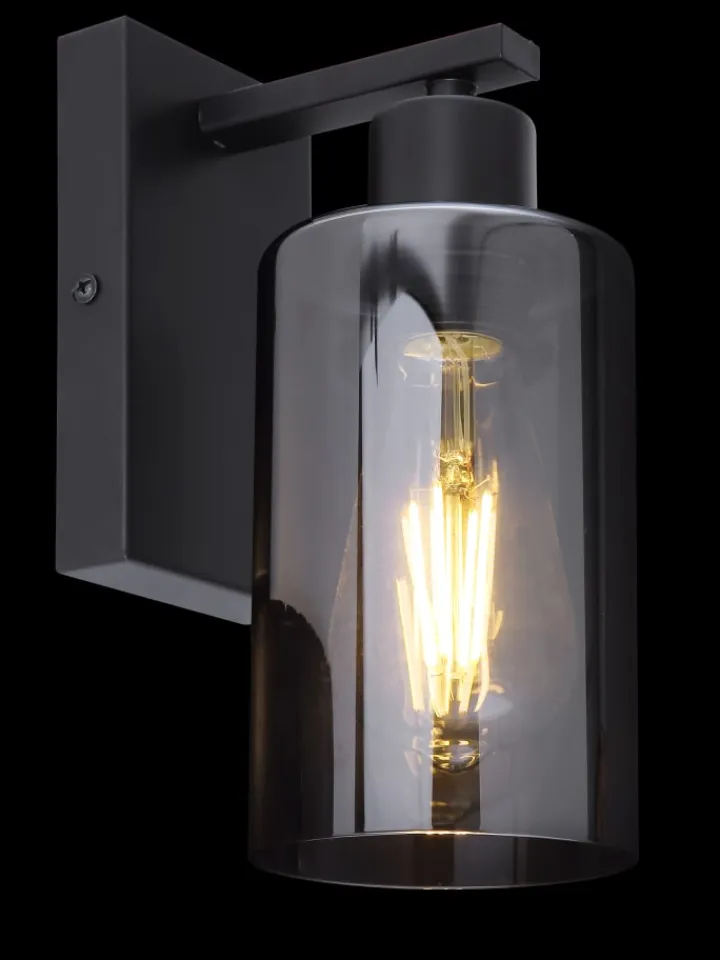 Globo lighting Wandleuchten<Wandleuchte "HADERA" in black