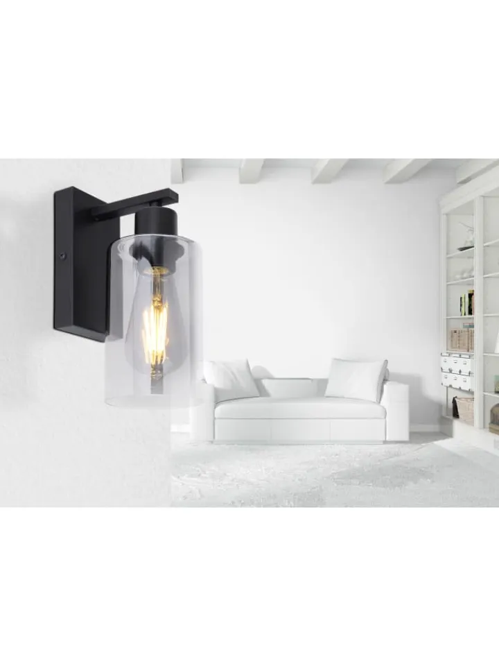 Globo lighting Wandleuchten<Wandleuchte "HADERA" in black