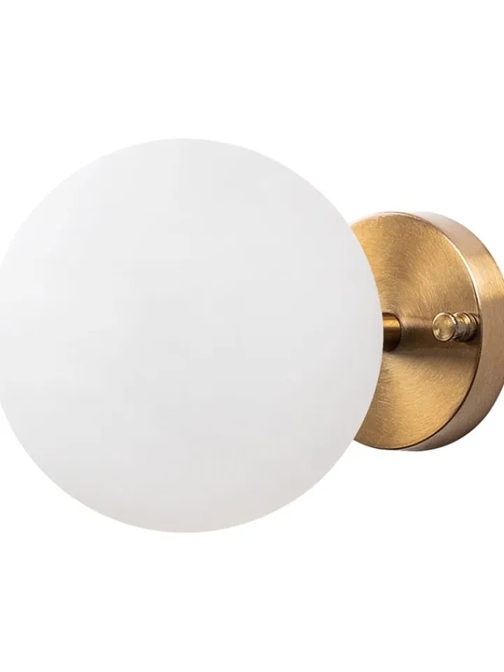 Opviq Wandleuchten<Wandleuchte in Gold - (B)15 x (H)15 cm